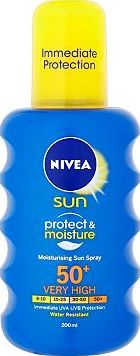 Nivea Sun, 2041[^]10050488 Moisturising Sun Spray SPF50  200ml
