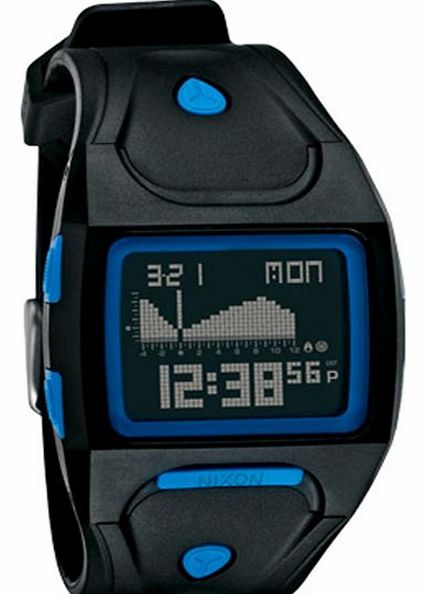 Mens Nixon Lodown Watch - Black/Blue