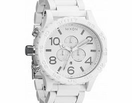 Nixon Mens The 51-30 Chrono All White Watch