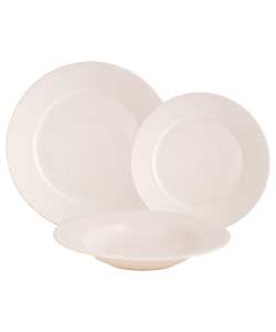 12 Piece Arthur Wood White Dinner Set