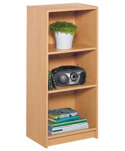 no Half Width Small Extra Deep Beech Finish Bookcase