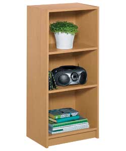 no Half Width Small Extra Deep Pine Finish Bookcase