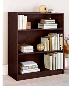 no Maine Walnut Finish Small Extra Deep Bookcase