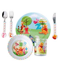 Winnie the Pooh 6 Piece Dinner Set