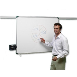 rail Drywipe Board Magnetic 1200mm Aluminium