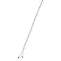 Non-Branded 2 Core Bell Wire White 100m