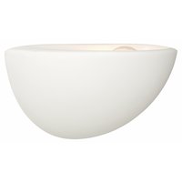 Aura Matt White Wall Light