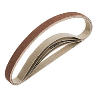 Cloth Sanding Belts 25 x 762mm 120 Grit Pack of 5