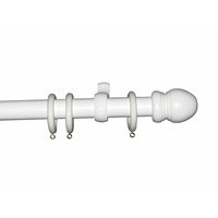 Curtain Pole White 35mm x 3m