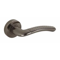 Door Handle Ashala Dimple Black Iridium