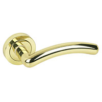 Door Handle Roxia Polished Brass