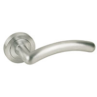 Door Handle Roxia Satin Chrome Plated