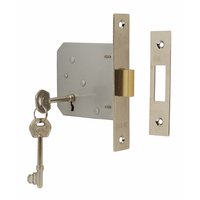 Non-Branded ERA 3 Lever Deadlock Chrome Effect 3andquot;