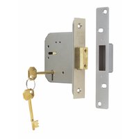 Non-Branded ERA 5-Lever Mortice Deadlock Steel 3 / 76mm