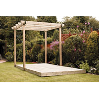 Finnlife Double Deck Kit and Single Pergola