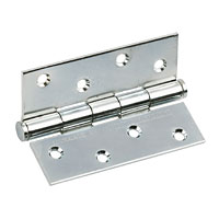 Non-Branded Fire Door Hinge Grade 10 Zinc Plated 102 x 76mm Pack of 3