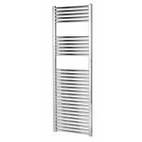 Non-Branded Flat Chrome Towel Radiator 500 x 1500mm 455W 1553Btu