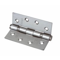 Non-Branded Grade 11 Ball Bearing Hinge Satin Chrome 102 x 76mm Pack of 3