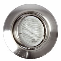 GU10 Tilt Downlights Brushed Chrome 9W Pack of 3