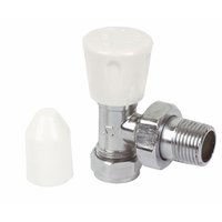 Non-Branded Plated Radiator Valve Chrome 15mm Pack of 10