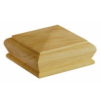 Pyramid Cap 115 x 115 x 50mm White Oak