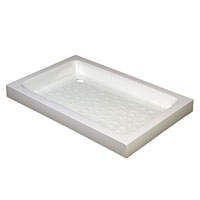 Rectangular Shower Tray White 1200x760x90mm