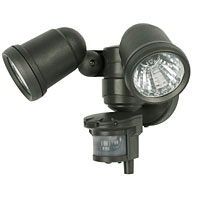 Twin Spotlight 150W Titanium PIR Floodlight