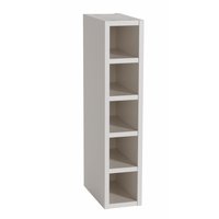 White Gloss Shaker Kitchen150mm Single Wine Rack