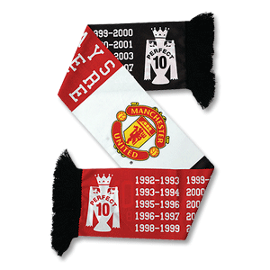 07-08 Man Utd P/L Champions Date Scarf