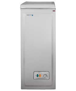 C2AES-B Slim Chest Freezer - Silver