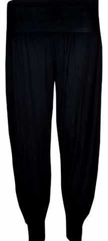 New Girls Harem Alibaba Trousers Age 7-13 Years (7-8, Black)