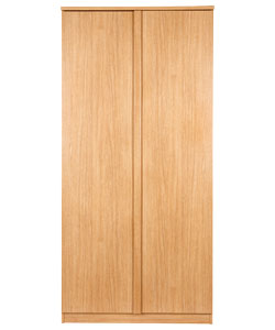 2 Door Wardrobe - Oak