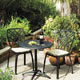 nova Stacking Chair Bistro Patio Set