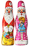 Bag of Milk Chocolate Santas