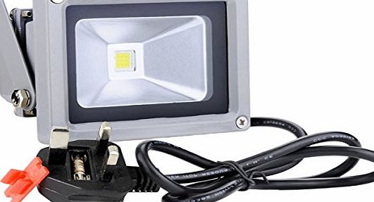 Noza Tec 10W Warm / Cool Day white Led COB Floodlight Flood Light Outdoor 220V Garden Waterproof Spotlight Classic Security Wash Lamp Energy Saving (COOL WHITE)