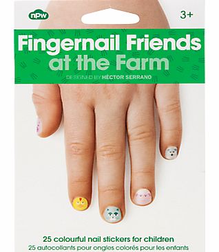 Farm Fingernail Stickers, Multi