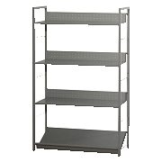 NULL 4-Shelf Metal Presentation Bookcase