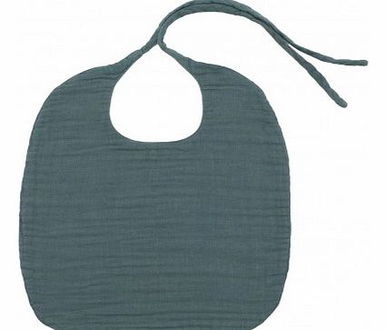 Numero 74 Round bib - Grey blue `One size