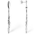 Polished Sterling Silver Drop Earrings