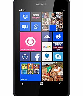 Nokia Lumia 630 O2 Pay As You Go Smartphone - Black