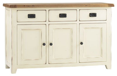 oak AND CREAM SIDEBOARD LARGE CORNDELL RADLEIGH