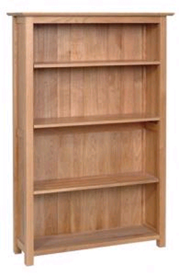 oak BOOKCASE 59IN x 39IN NEW OAK DEVONSHIRE