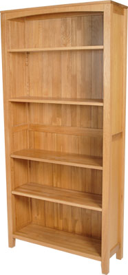 oak BOOKCASE 6FT X 3FT PRESTIGE