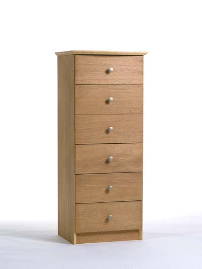 CHEST 6 DRAWER NARROW CHELSEA