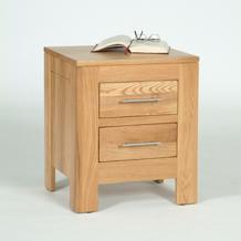 Contemporary Oak Bedside Cabinet