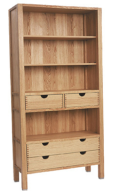 oak DISPLAY UNIT TALL ALBA