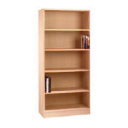 Framed Modular tall bookcase, oak effect