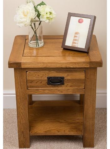 COTSWOLD SOLID OAK LAMP/SIDE TABLE