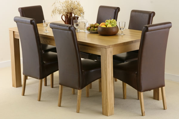 Dakar Oak Dining Room Set