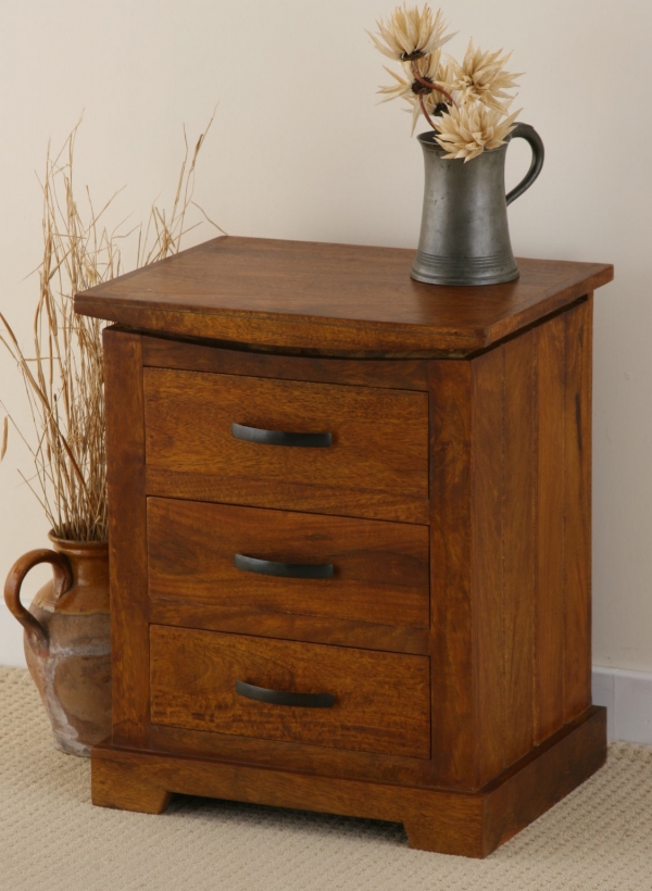 Tokyo Brown Teak Mango Bedside Chest